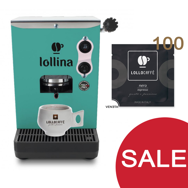 Lollina Aquamellow SET 100 Kaffeepads GRATIS