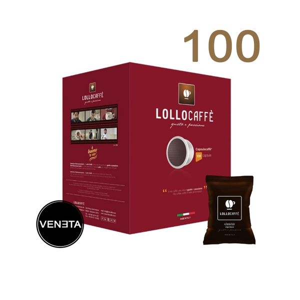 Lollo Caffè Classico Lavazza Point kompatibel (100 Kapseln)